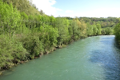 ポー川の流れ
