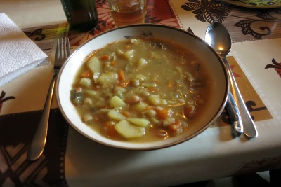 本日の夕食（スープ）