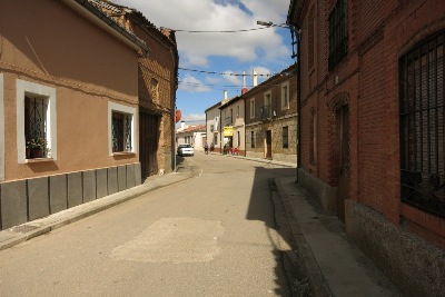 村の中の通り