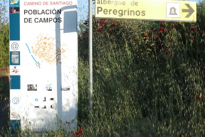 Poblacion de Campos の入口