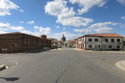 町の中心部方面