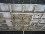箸蔵寺鐘楼の天井