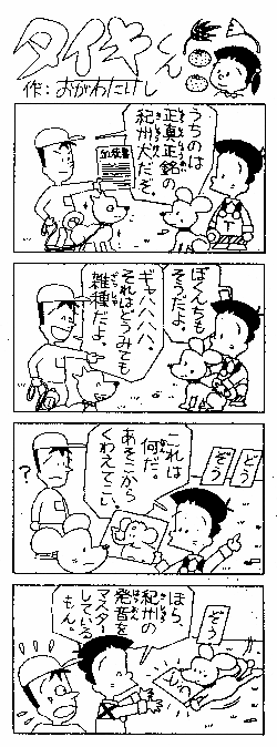 『タイキくん』朝日新聞・和歌山版 [1996/11/16]