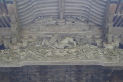 太龍寺本堂の彫り物