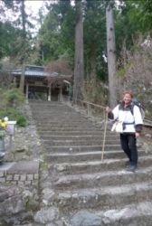 清滝寺への石段